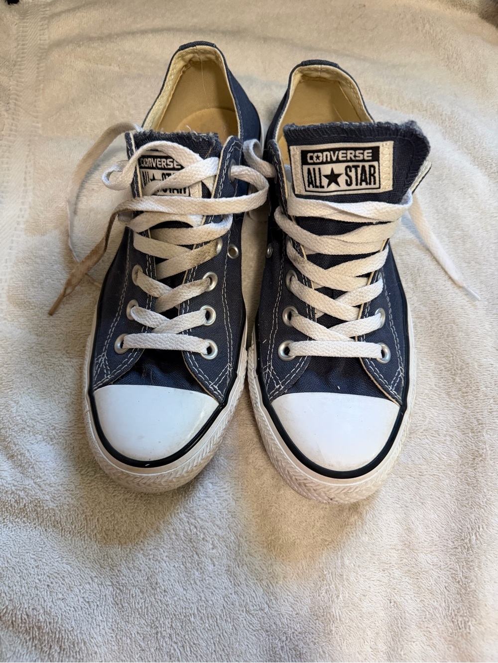Blue converse
